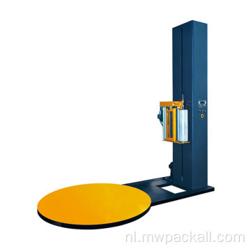 palletrekwikkelmachine met schaal Elektrische automatische draaitafel met voorrekbare PE-rekfolie Palletrekwikkelaar